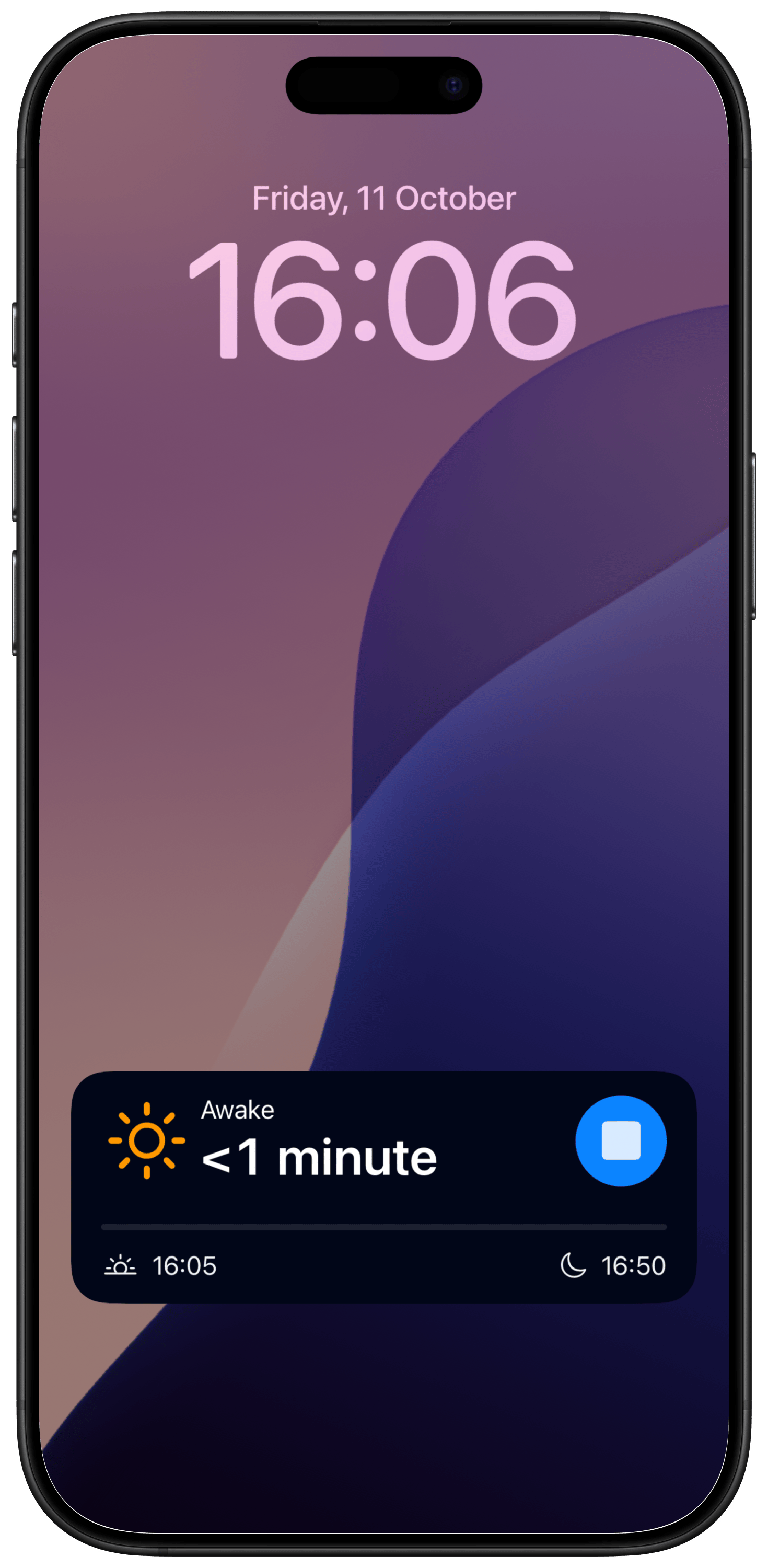 Suggested Bedtime Live Activity