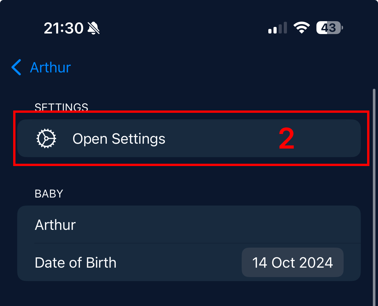 Lock screen live activities toggle button within wake wise settings